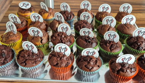 Muffins mit Marcels Wunschmoment Logo