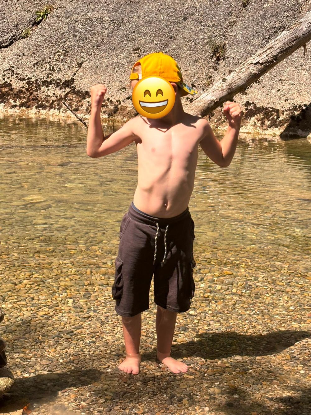 Thilo im Wasser