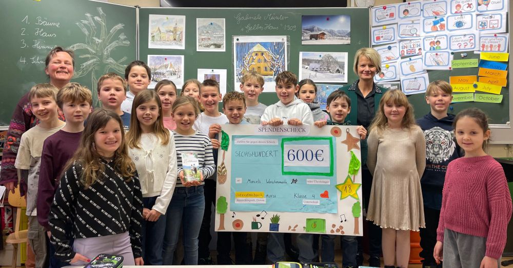 Spendenübergabe der Grundschule Untersteinbach