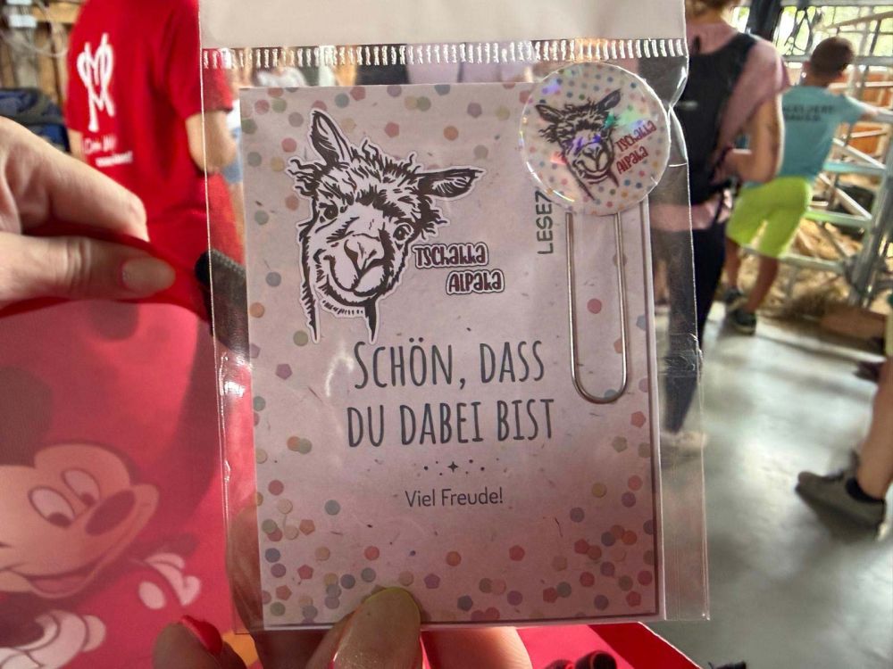 Dankeschön für die Teilnehmer
