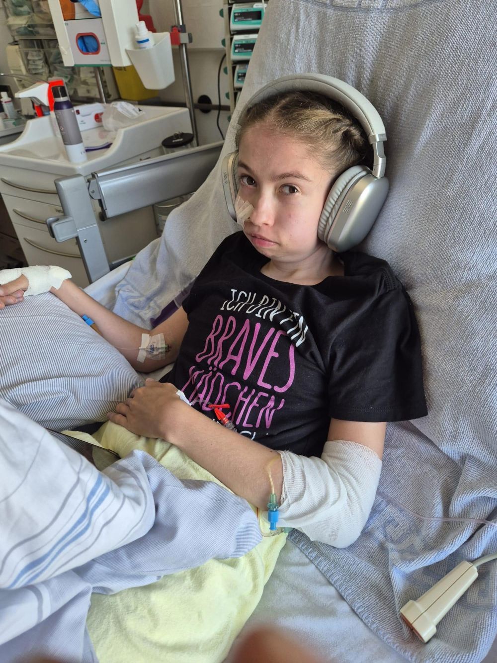 Jana Im Krankenhaus Bett