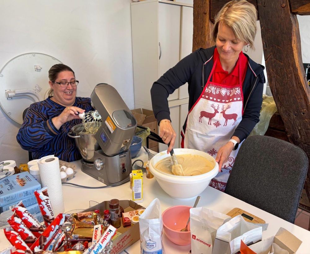 Beim Backen