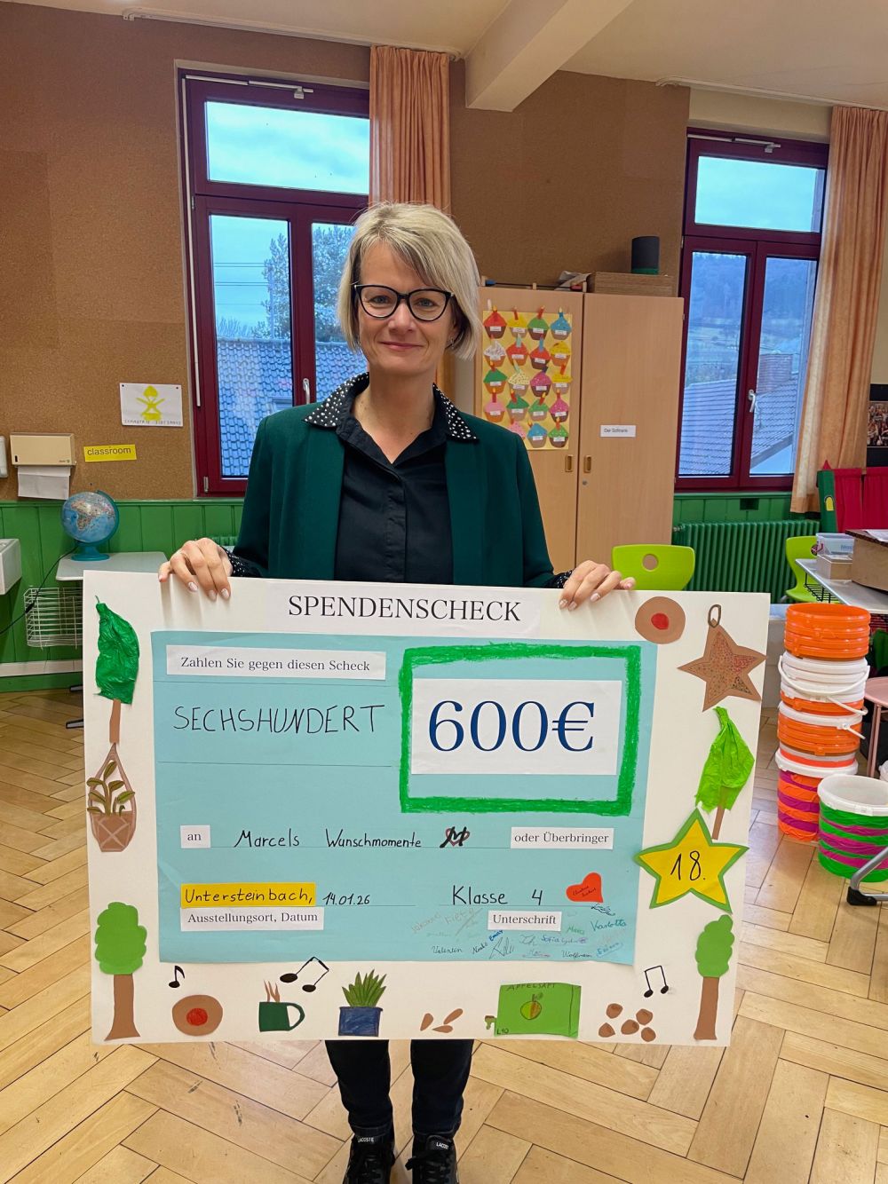 Marcels Wunschmomente mit dem Scheck