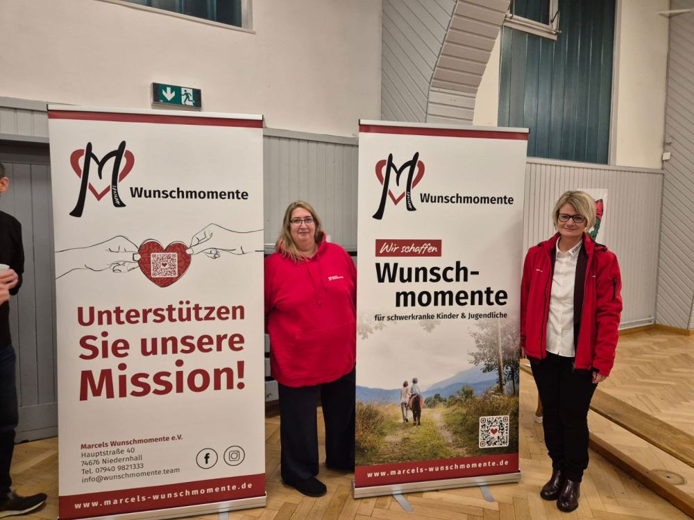 Roll-Ups beim Adventskalender in Untersteinbach