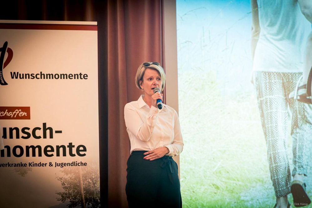 Manuela Klisan auf der Bühne