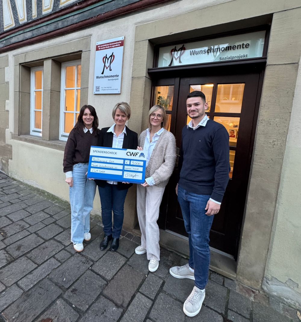 Spendenübergabe CWF